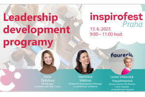 humancraft vás zve na setkání Inspirofest v Praze dne 13. června 2023 na téma Leadership Development programy